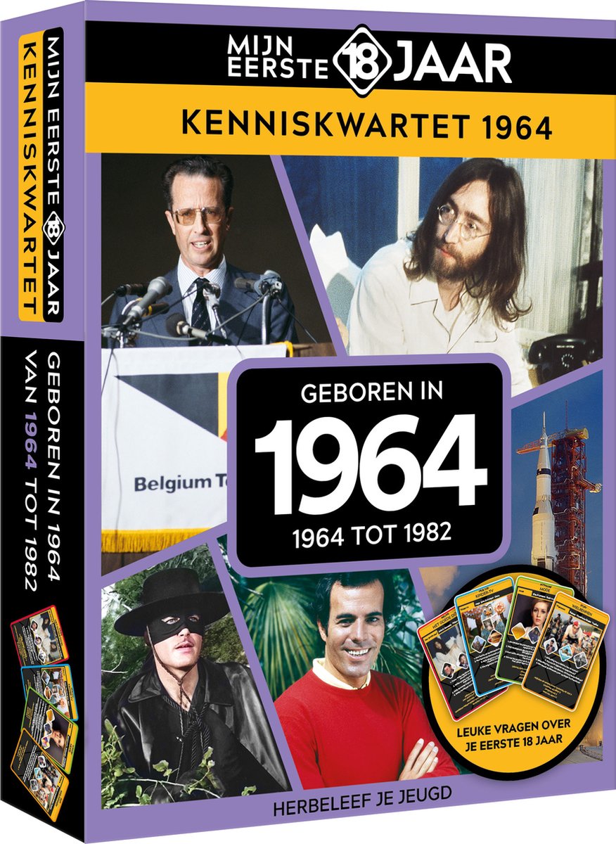 Tuckers Fun Factory Mijn eerste 18 jaar Kenniskwartet 1964 (België)